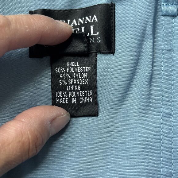 Adrianna Papell Blue Tiered Satin Dress & Jacket Set Beaded Waist Size 10 - Picture 17 of 17